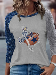 Women's American Football Long Sleeve T-Shirt