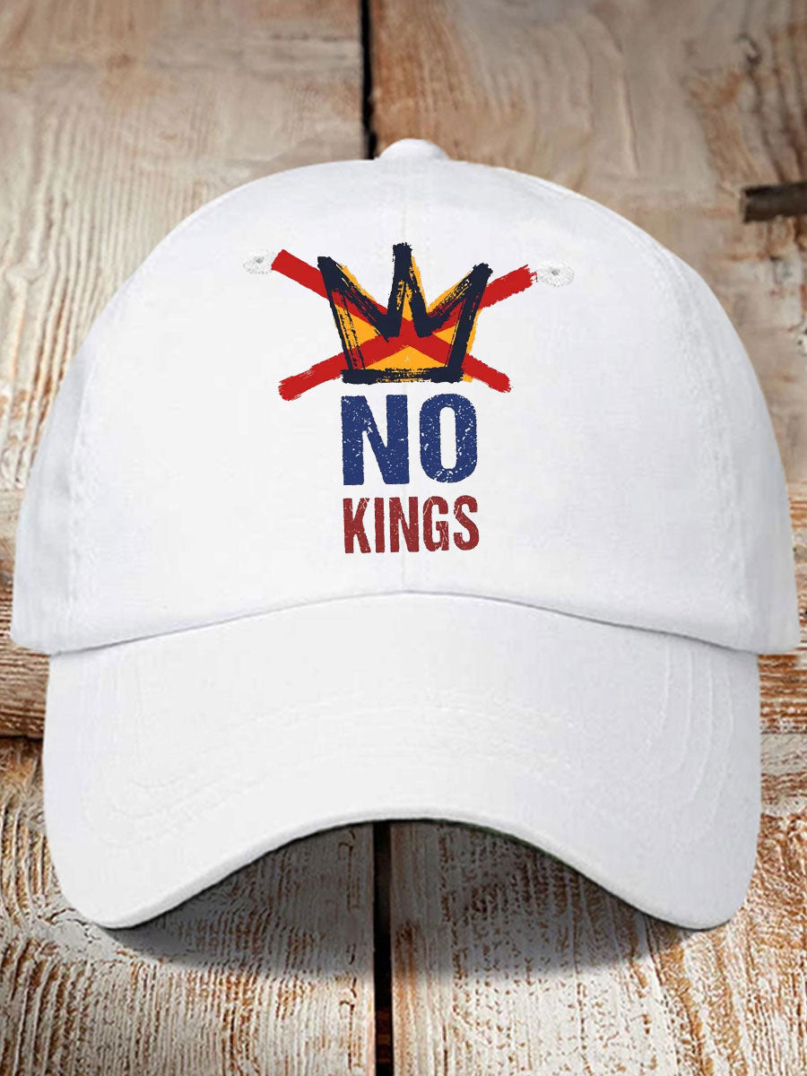 Unisex 8647 FDT 50501 No Kings Print Hat