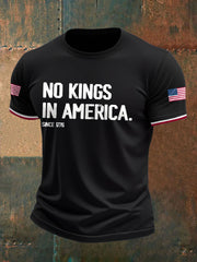 Men's 8647 FDT 50501 No Kings Printed T-Shirt