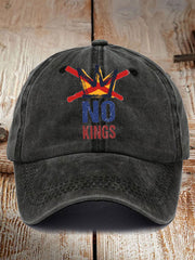 Unisex 8647 FDT 50501 No Kings Print Hat