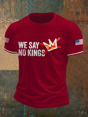 Men's 8647 FDT 50501 No Kings Printed T-Shirt
