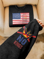 Women's 8647 FDT 50501 No Kings Printed Sweatshirt