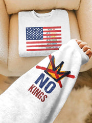 Women's 8647 FDT 50501 No Kings Printed Sweatshirt