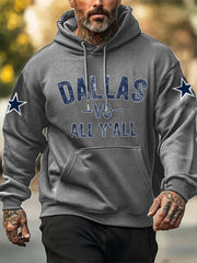 Men's American football hooded sweatshirt