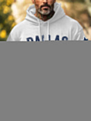 Men's American football hooded sweatshirt