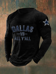 Men's American Football Long Sleeve T-Shirt