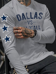 Men's American Football Long Sleeve T-Shirt