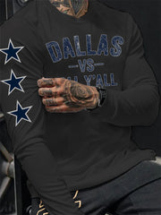 Men's American Football Long Sleeve T-Shirt