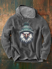 Men's Football Fans Lovers Gameday Casual French Terry Hoodie