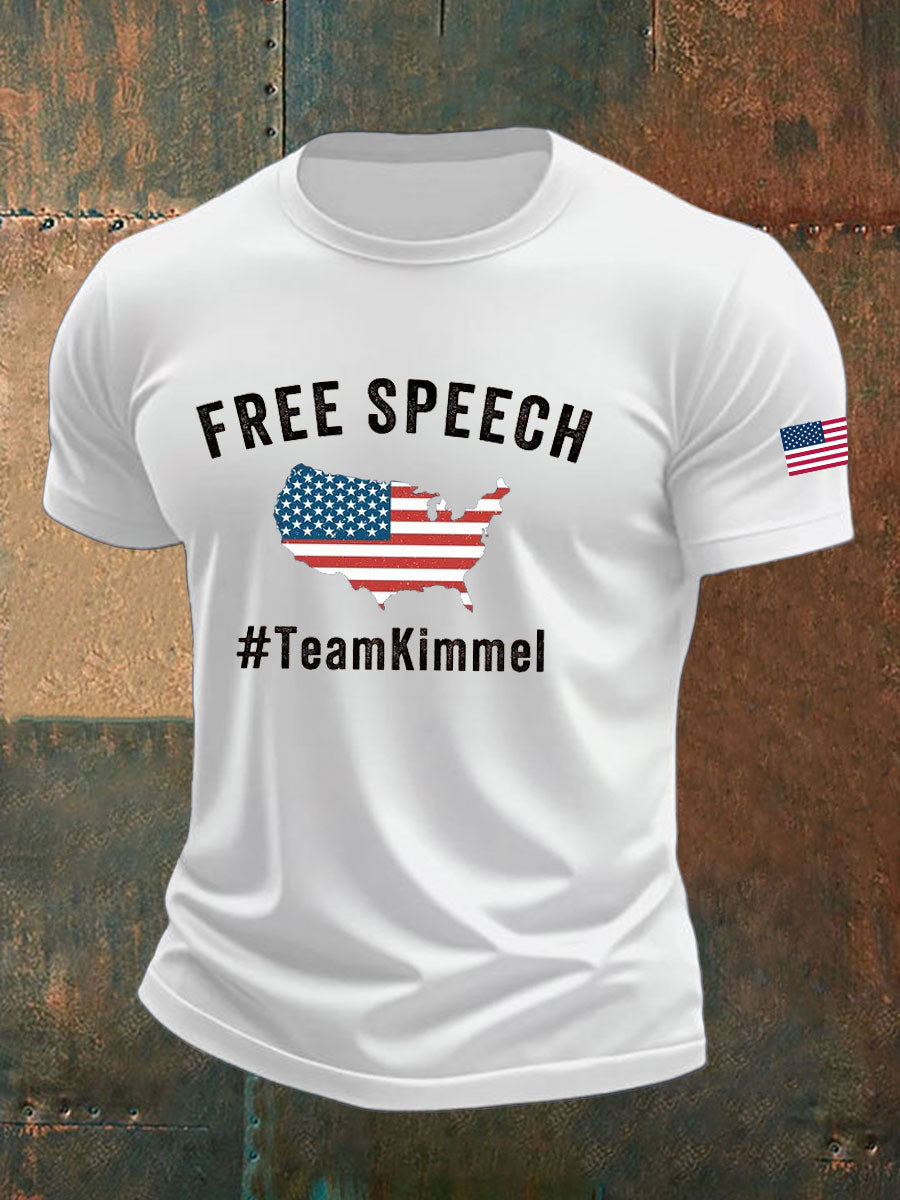 Men's TeamKimmel Printed imitation cotton short-sleeved T-shirt
