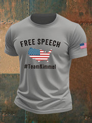 Men's TeamKimmel Printed imitation cotton short-sleeved T-shirt