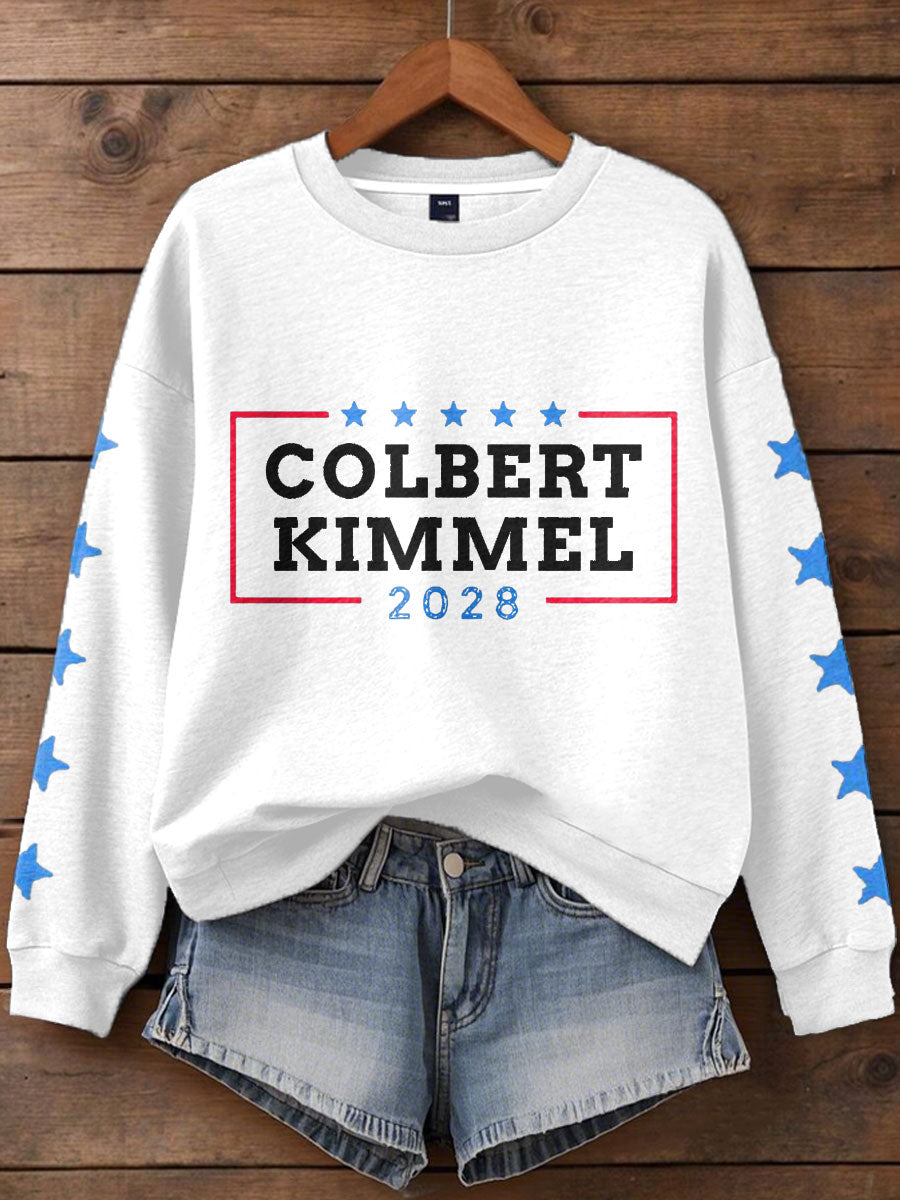 Women's Stand With Team Kimmel Printed Sweatshirt