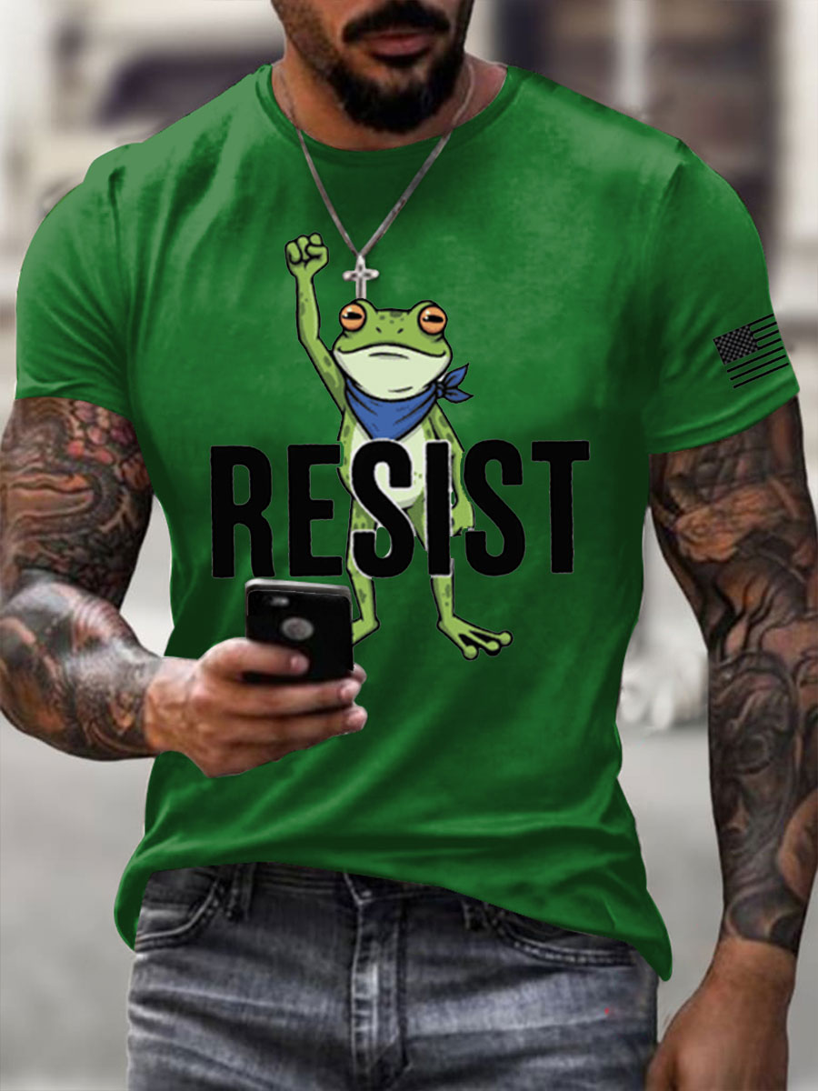 Men's Resist Frog Short-sleeved T-shirt
