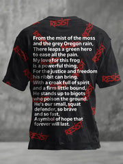 Men's FDT Polish Frog Print short sleeves t-shirt