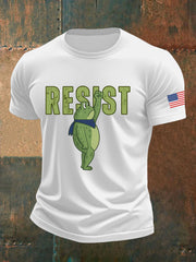 Men's Retro Resist Frog Printed T-shirt