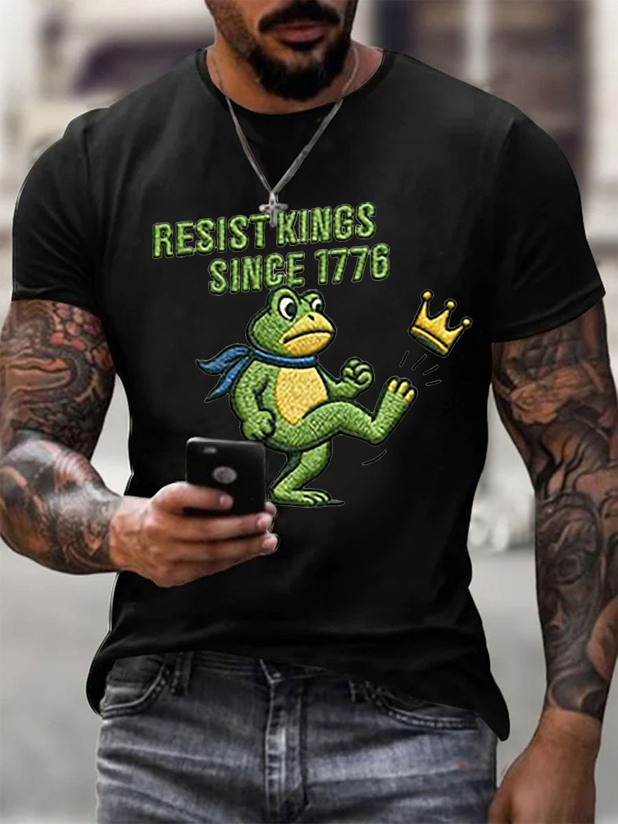 Men's Resist Kings Since 1776 Short-sleeved T-shirt