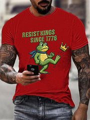 Men's Resist Kings Since 1776 Short-sleeved T-shirt