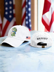 Unisex Resist Frog Print Hat