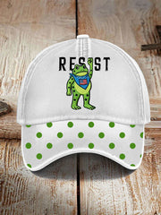 Unisex Portland Frog Resist Print Hat