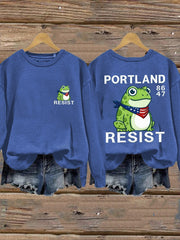 Women's Resist Portland Frog Sweatshirt